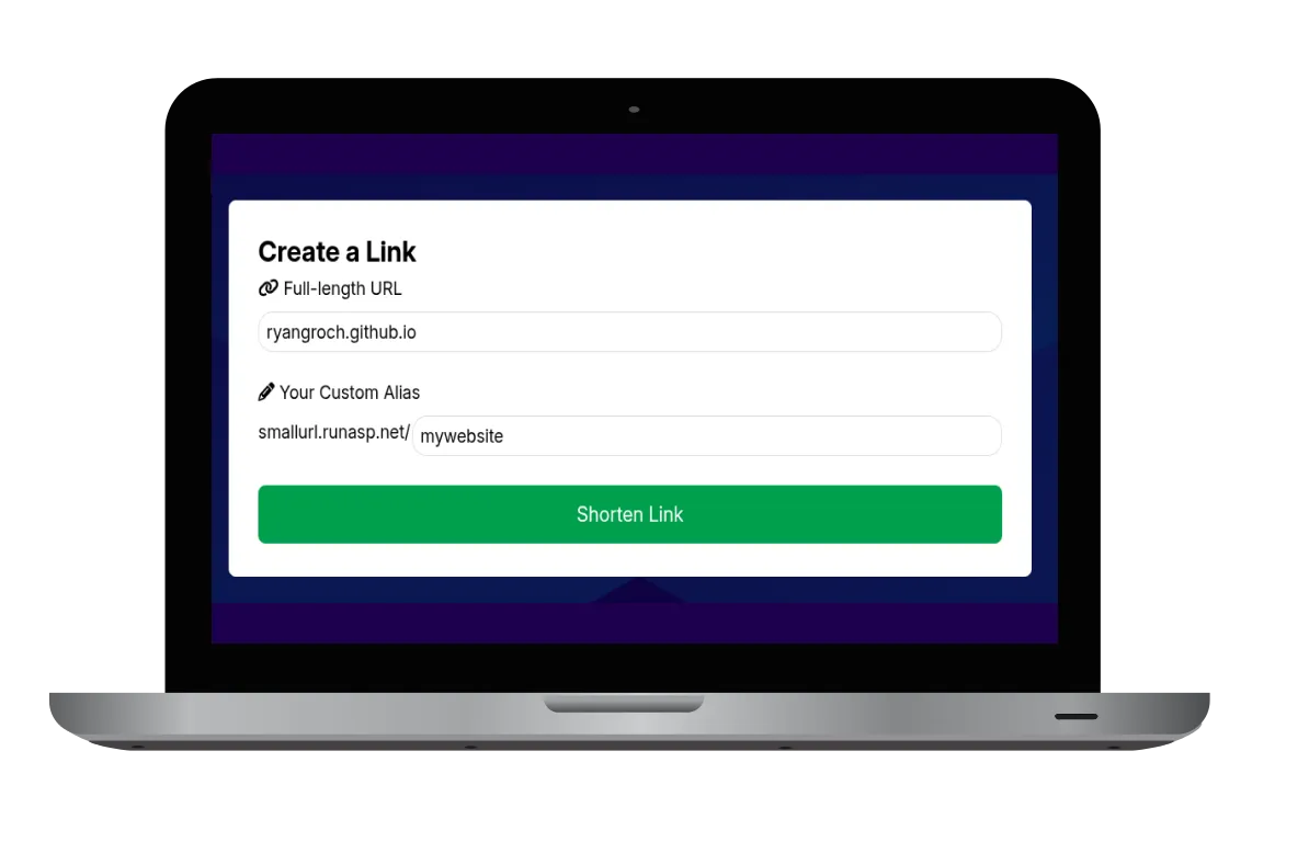 SmallUrl Screenshot